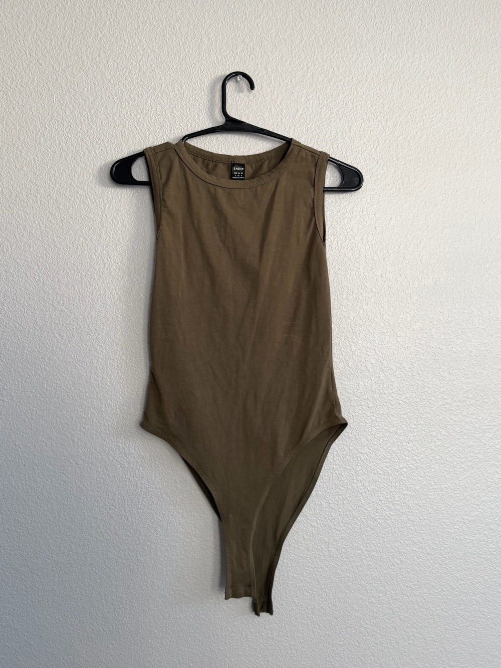 Olive Sleeveless Bodysuit